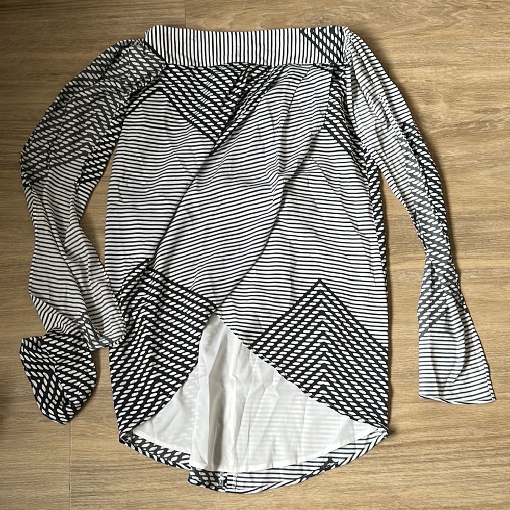 Banana republic wrap front midi skirt